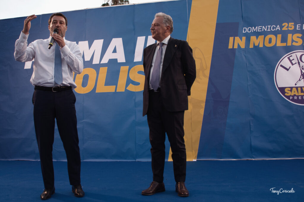 Matteo Salvini e Michele Marone