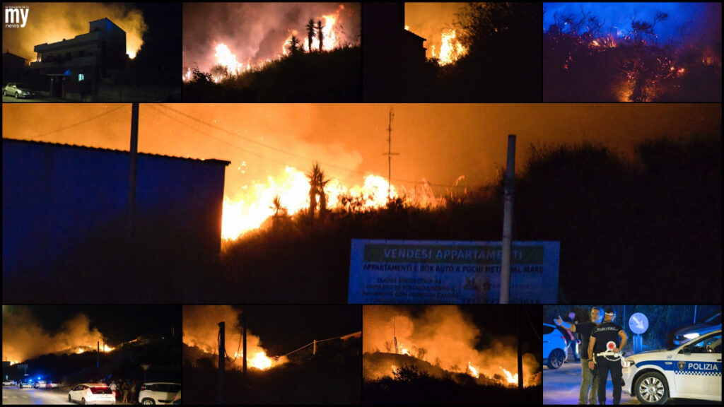 L'incendio a Rio Vivo