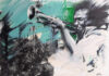 Sebastiano Bucci: "Vento Jazz" - 2023 - Acrilico su tavola, cm 100x150