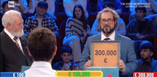 Domenico di Pietracatella vince 100mila euro ad Affari Tuoi 27 marzo 2026 pacco 300mila padre Fernando
