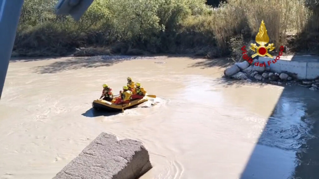Operazioni ricerca disperso fiume Trigno Montenero di Bisaccia