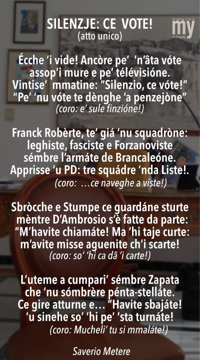 METERE SILENZJE CE VOTE