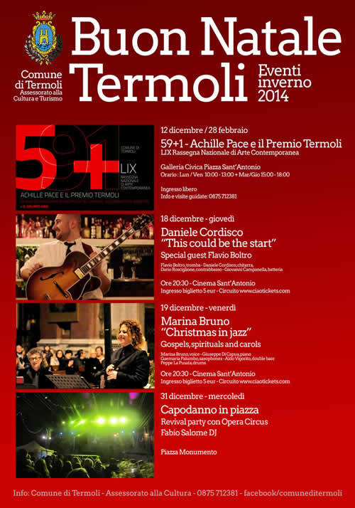 La locandina del Natale a Termoli