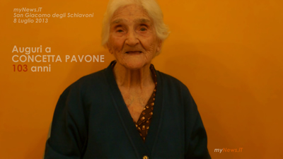 Concetta Pavone 103 anni