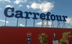 L'ipermercato Carrefour