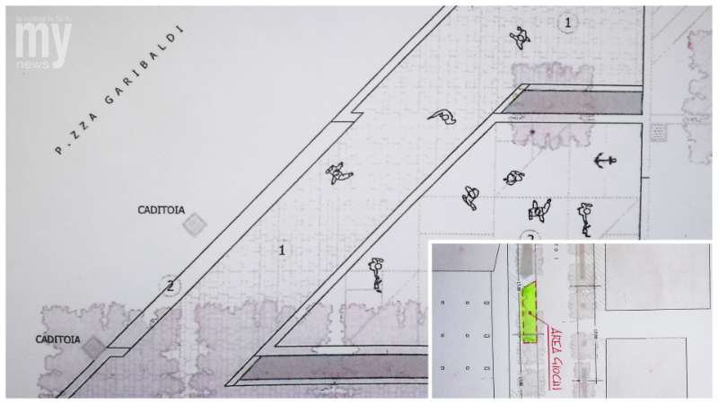 Il progetto della piazzetta in corso Umberto I CorsoUmbertoProgettoPiazza