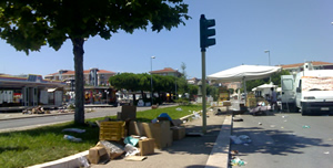 Il Mercato in piazza Giovanni Paolo II