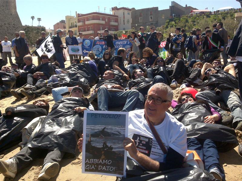 La manifestazione di Termoli