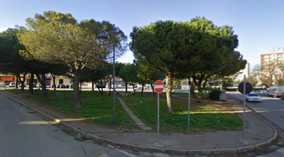 Il Parchetto ad angolo tra Via A. De Gasperi e Via Panama