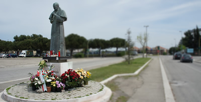 Termoli: la Piazza dedicata a Karol Wojtyla