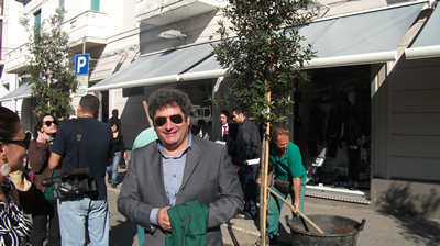 L'Assessore all'Ambiente Luigi Leone