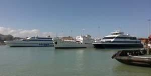 Una veduta del porto di Termoli