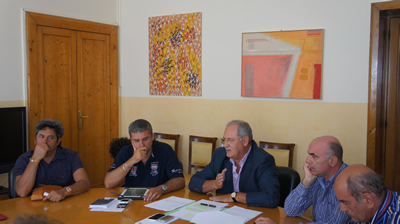 un momento della conferenza stampa