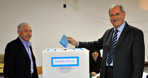 Il candidato Sindaco Di Brino al voto