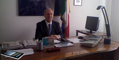 Il sindaco Antonio Basso Di Brino