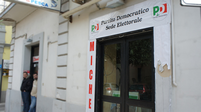 La sede elettorale di Michele Petraroia
