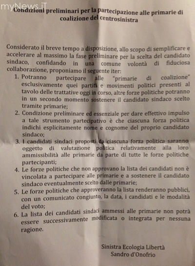 Le condizioni di SeL