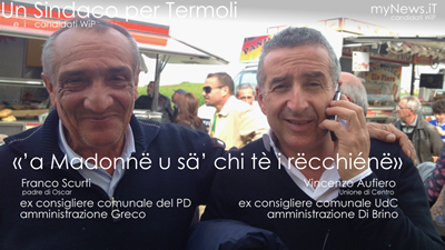 Franco Scurti (PD) e Vincenzo Aufierio (UdC)