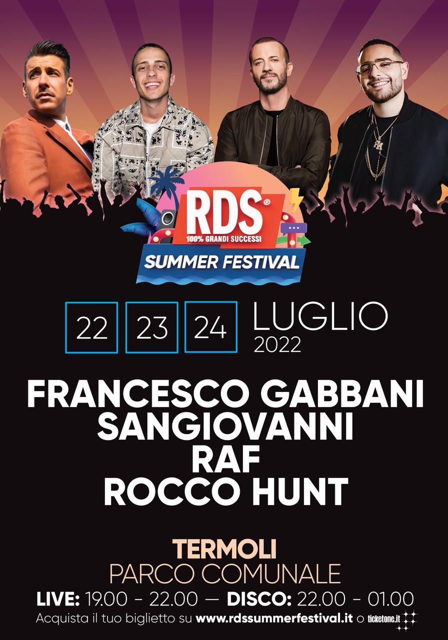 RDS Summer Festival Termoli 2022