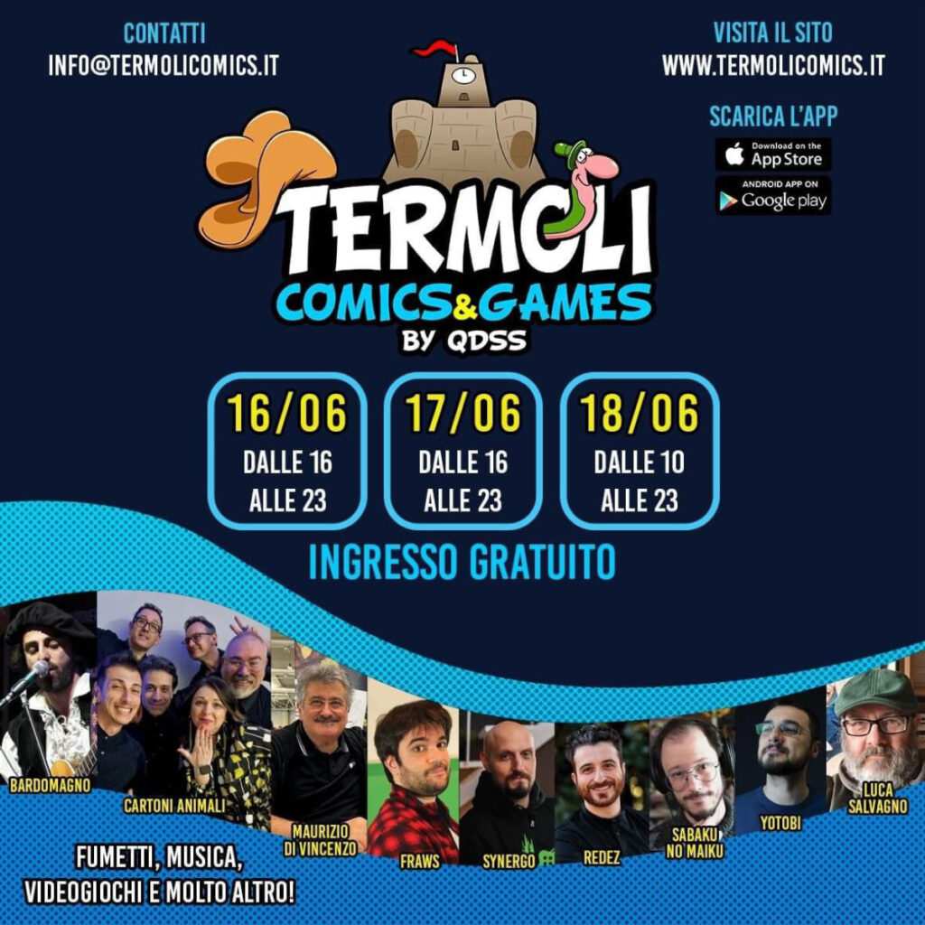 Termoli Comics & Games: prima edizione dal 16 al 18 giugno 2023